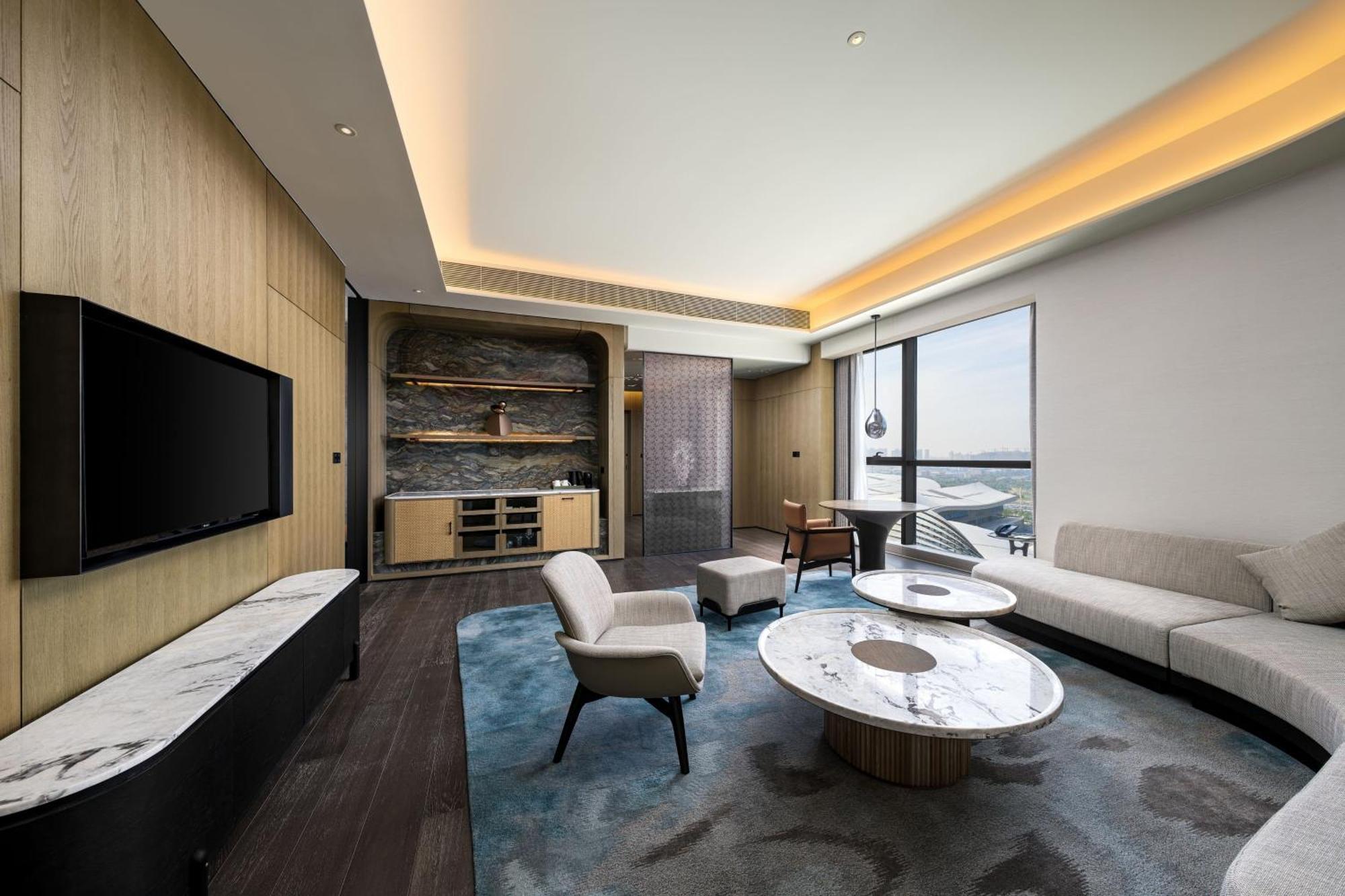 Hotel The Westin Yantai Exterior foto